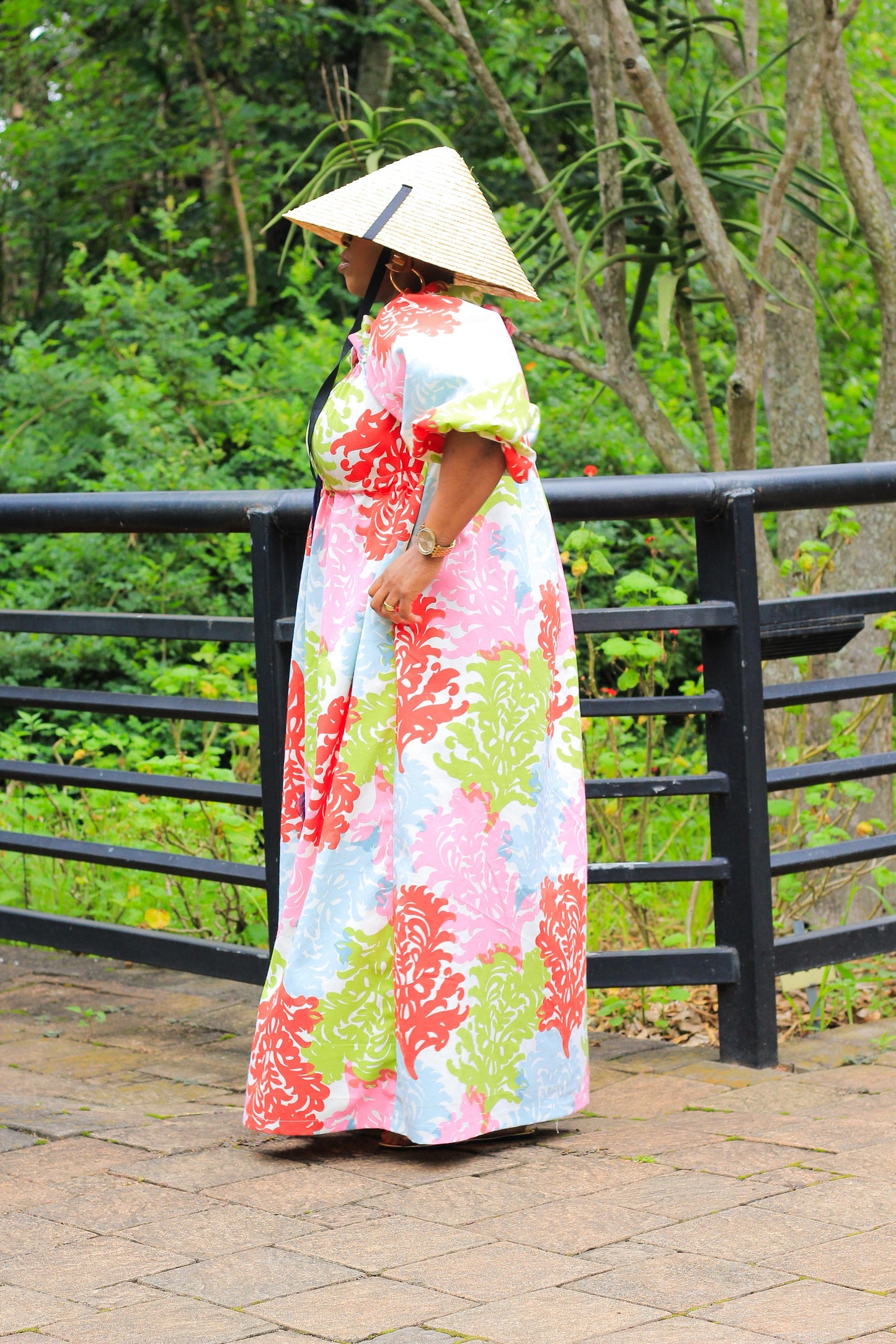 Colourful dress