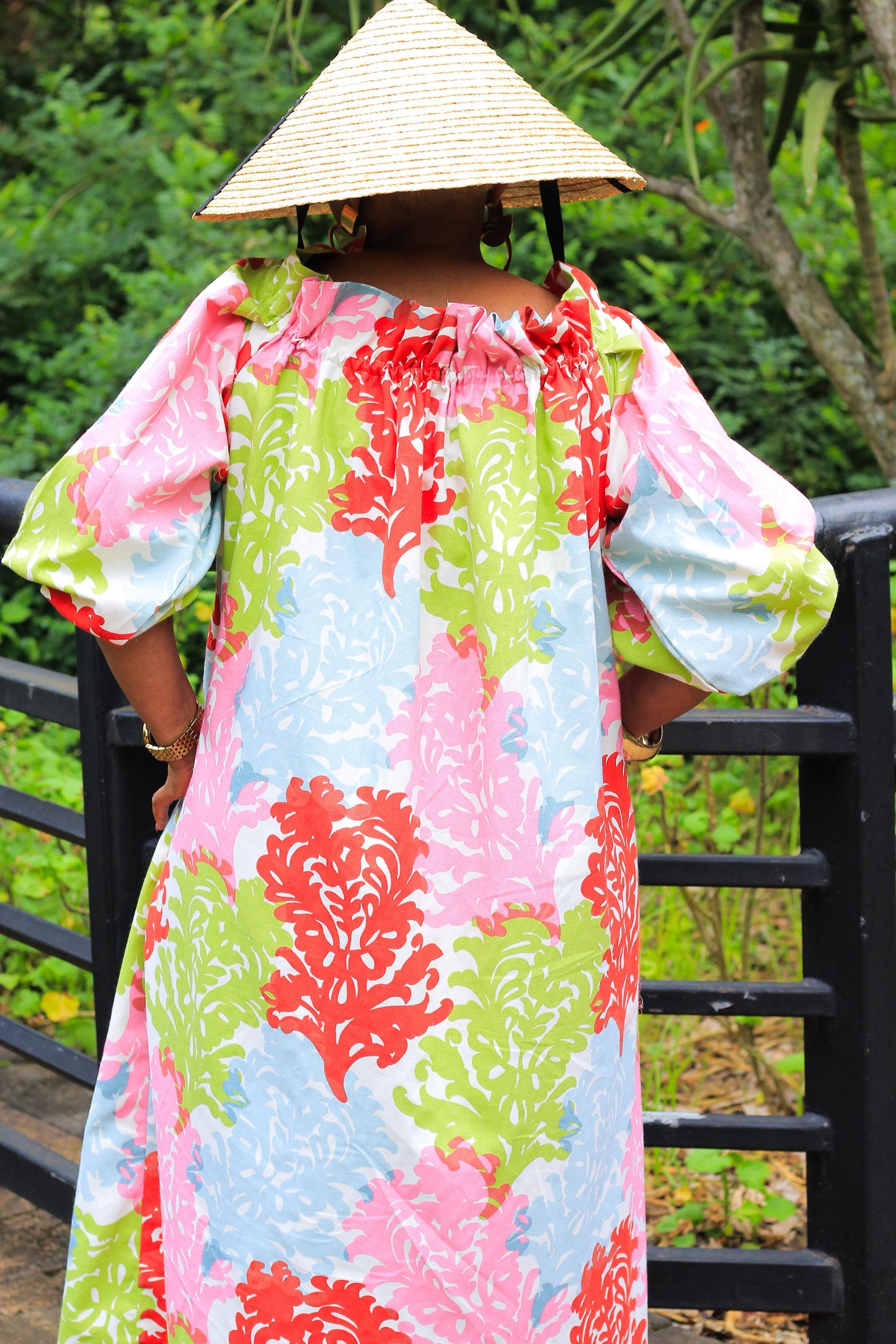Colourful dress