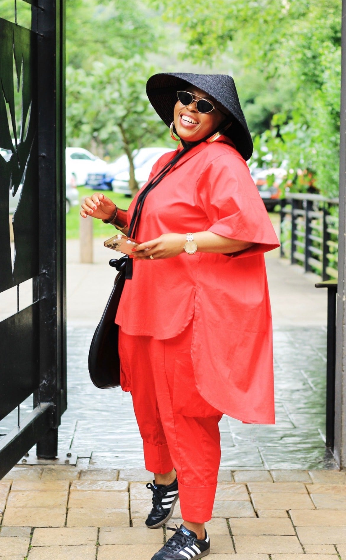 Stretch poplin set