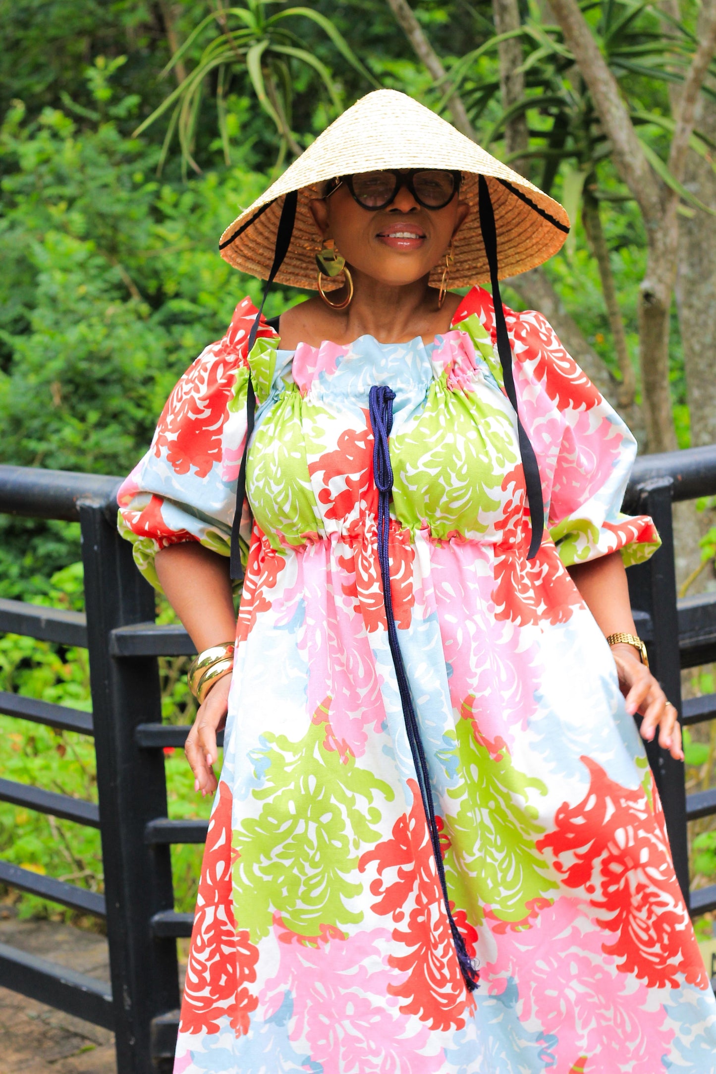 Colourful dress