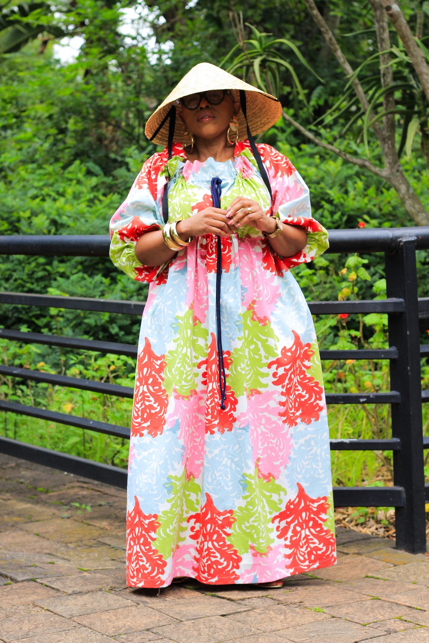 Colourful dress