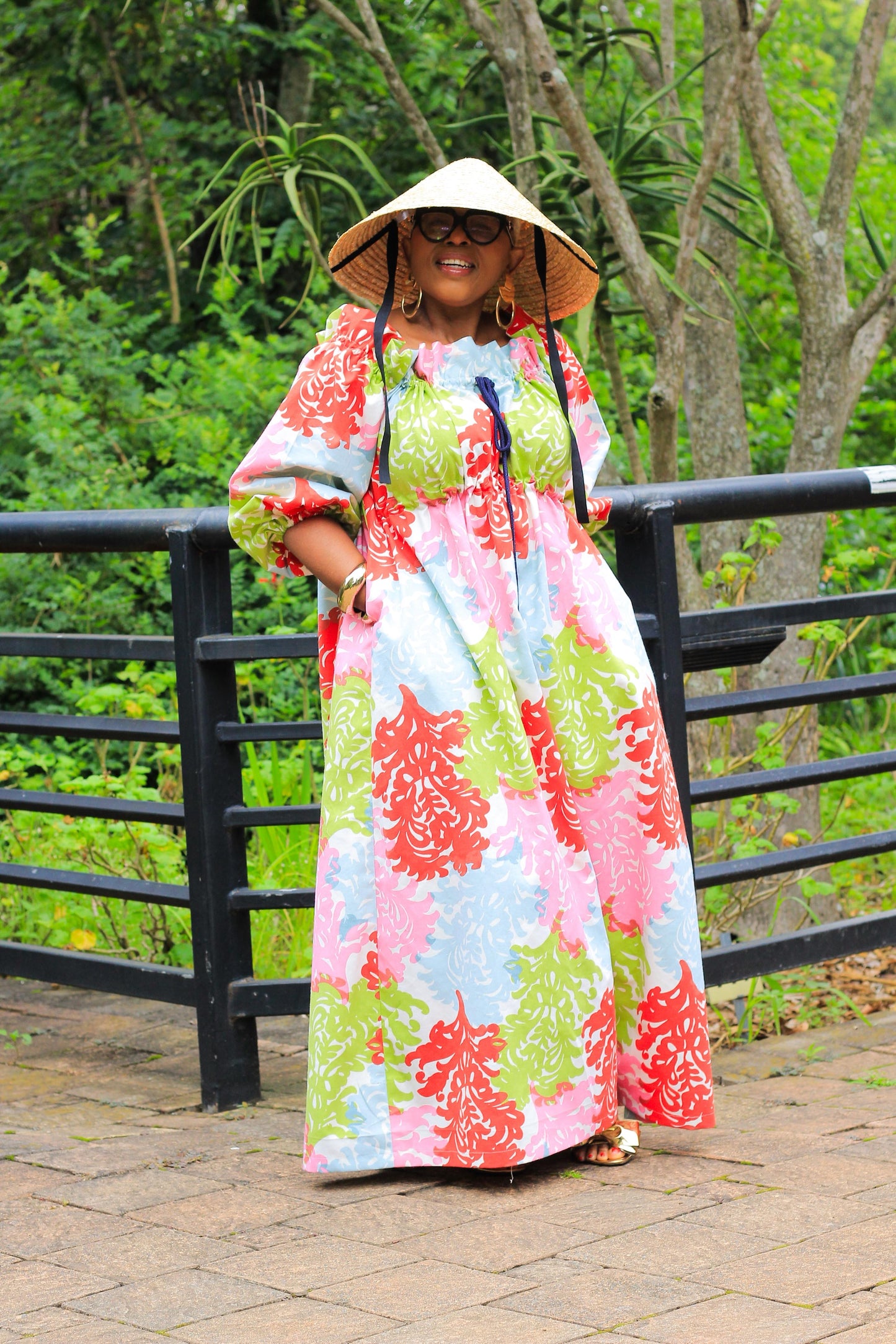 Colourful dress