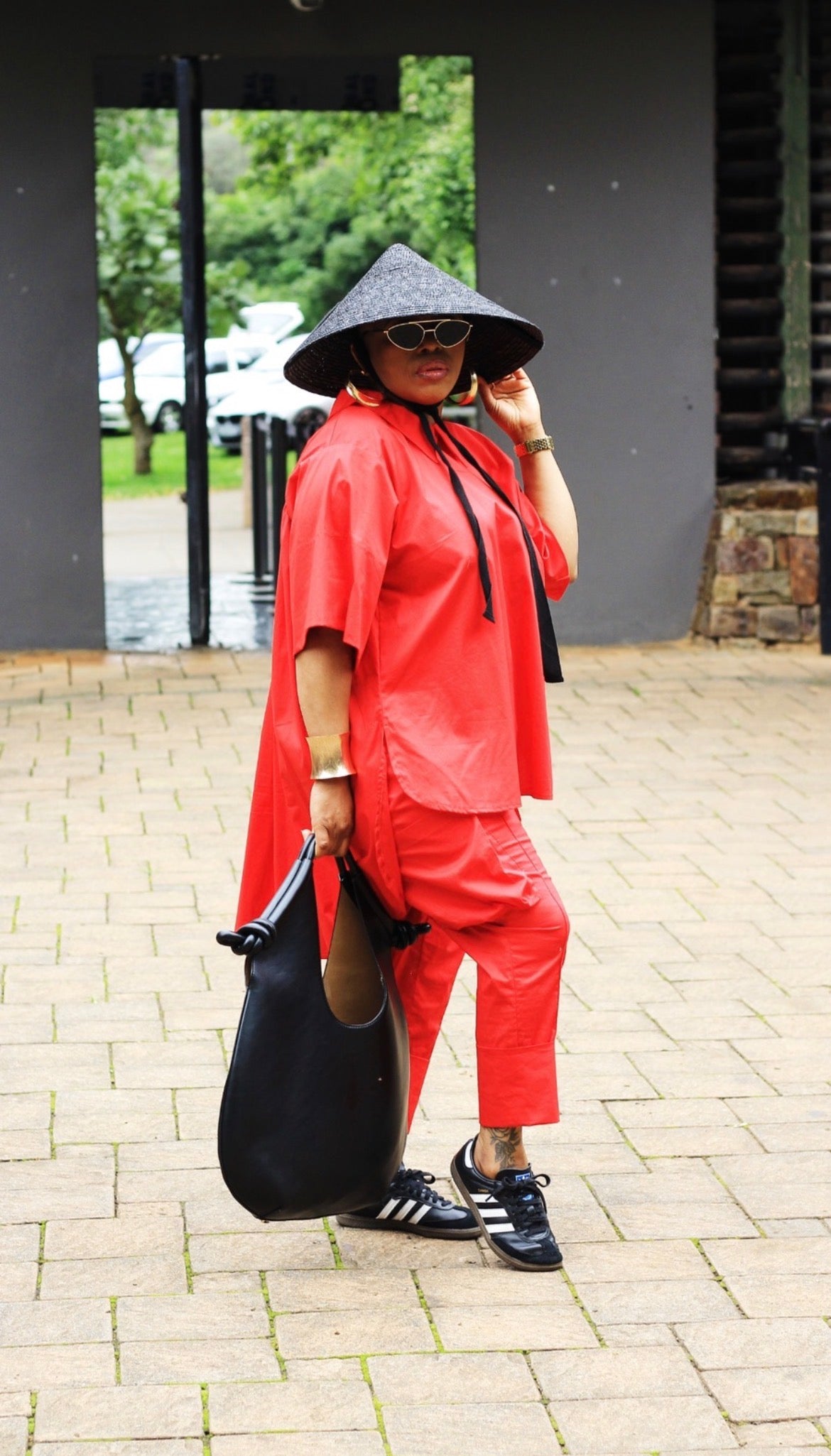 Stretch poplin set