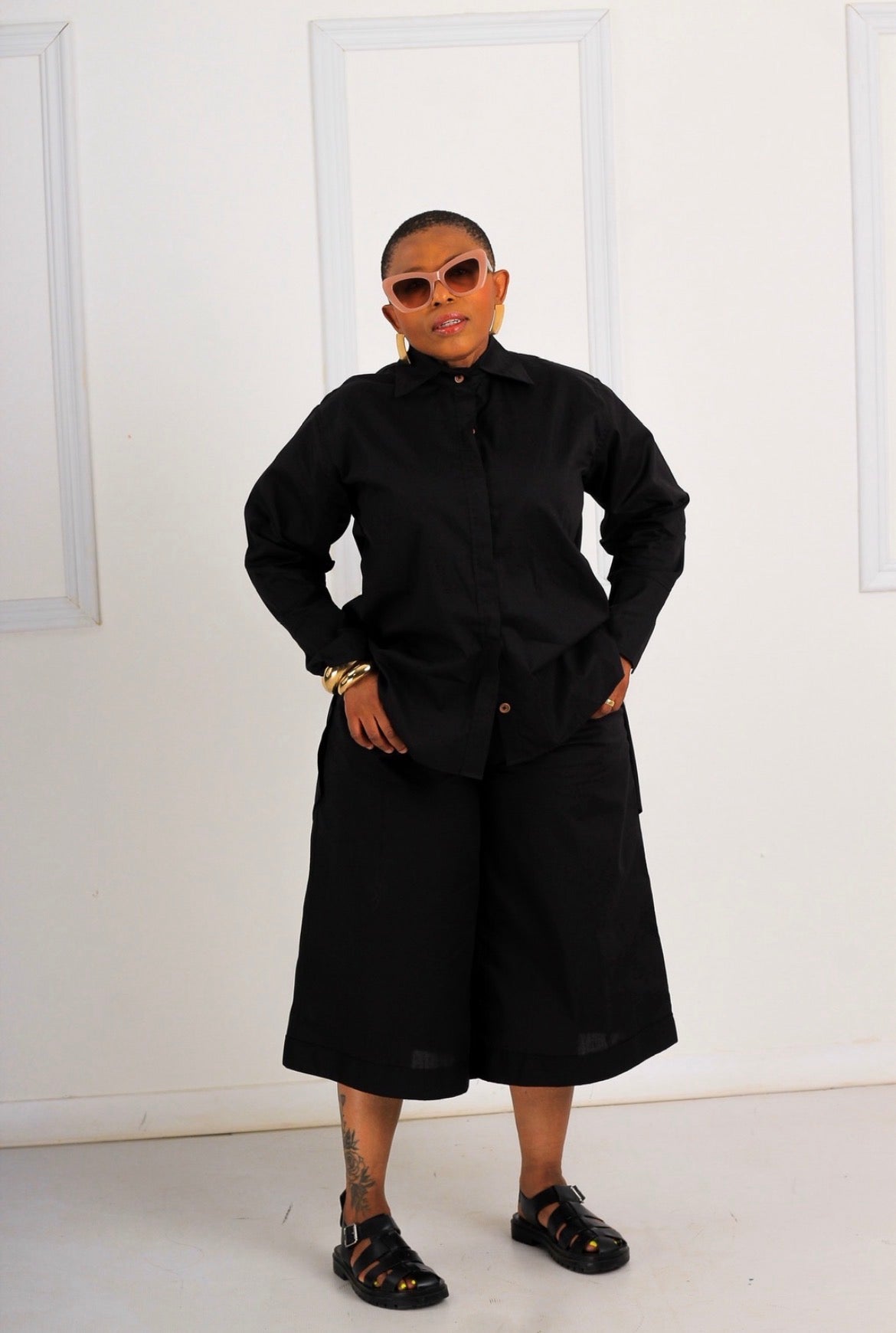 Cotton Bermuda set