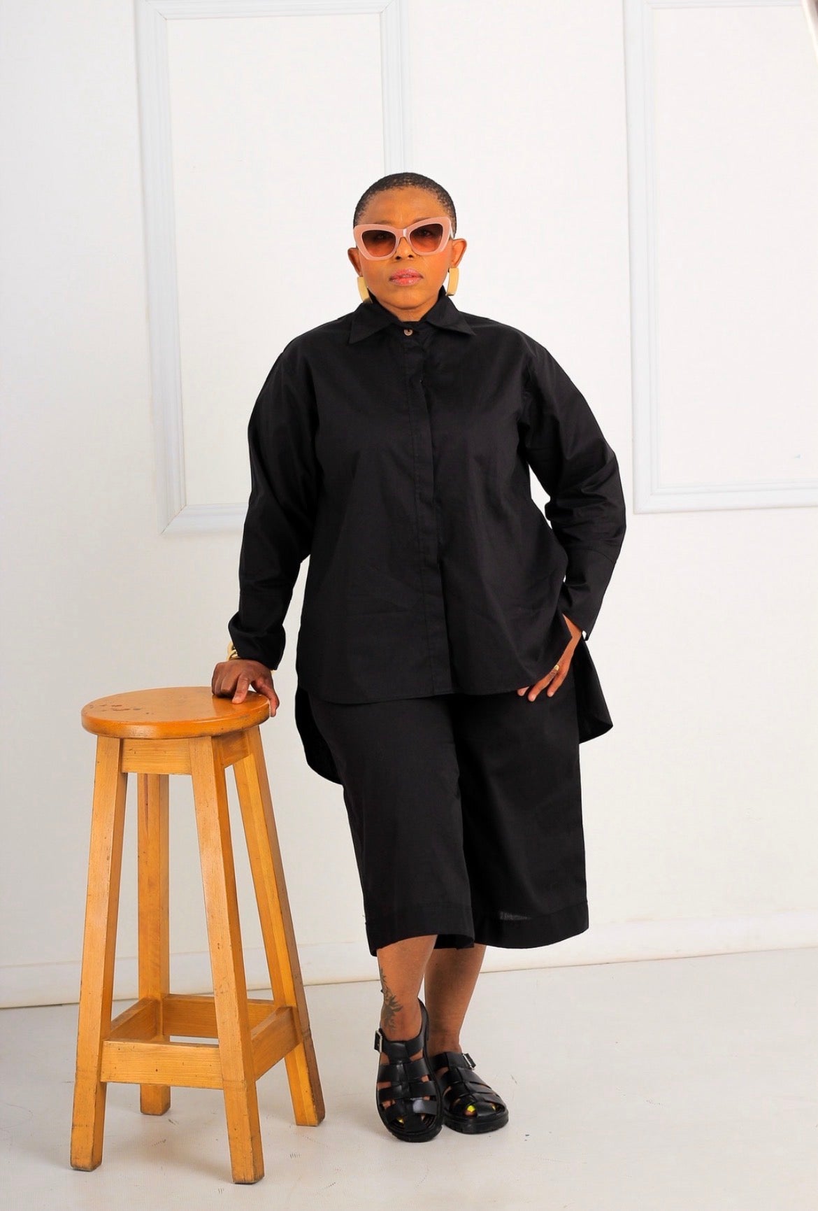 Cotton Bermuda set