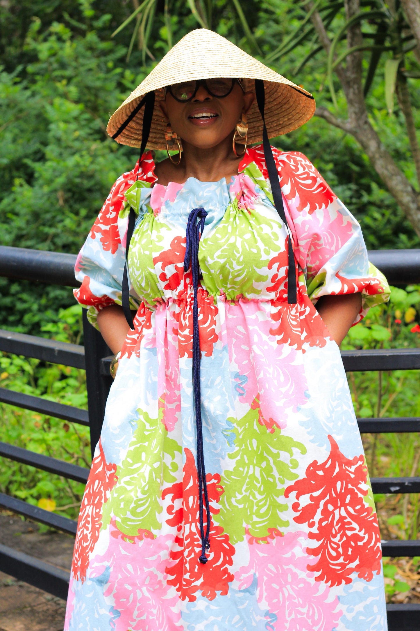 Colourful dress