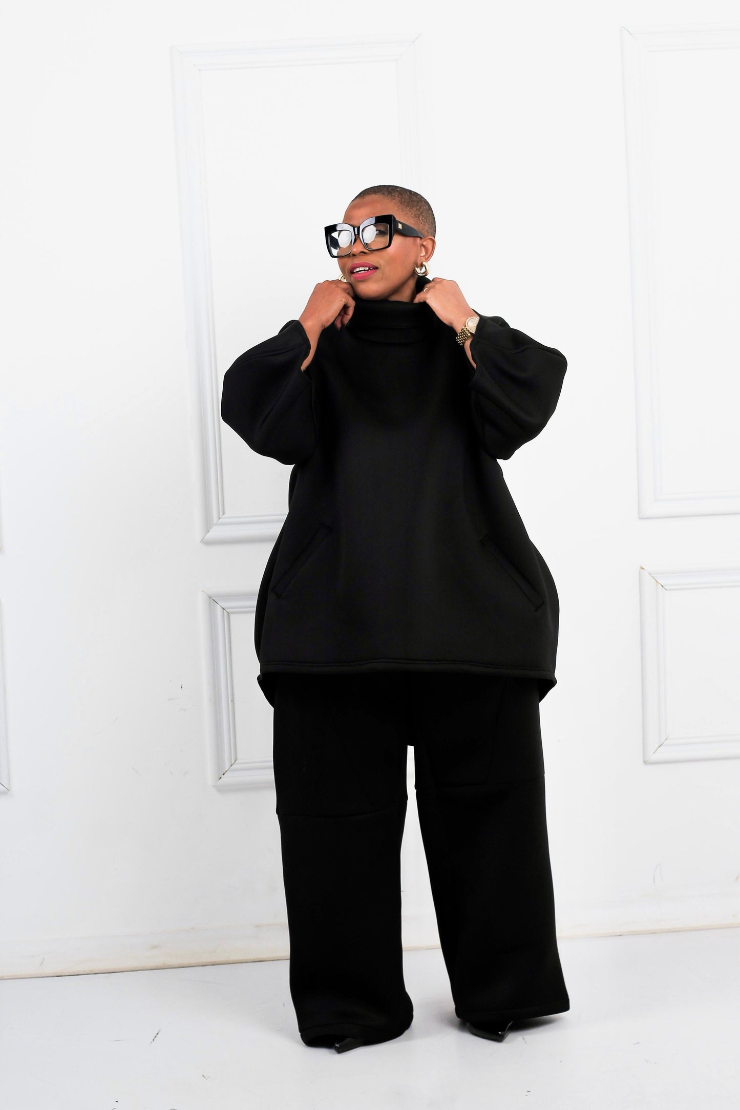 Black oversized set