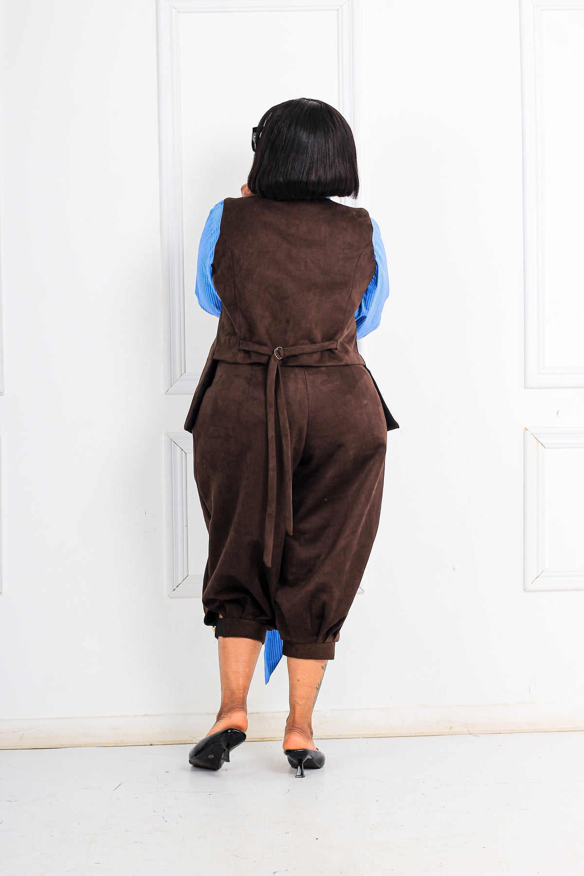 Suede madolo set