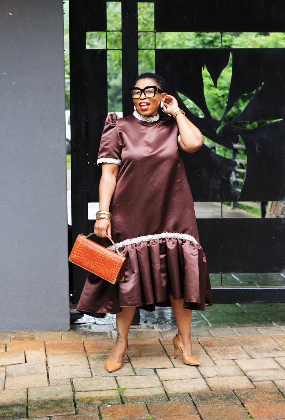 Gathered dress