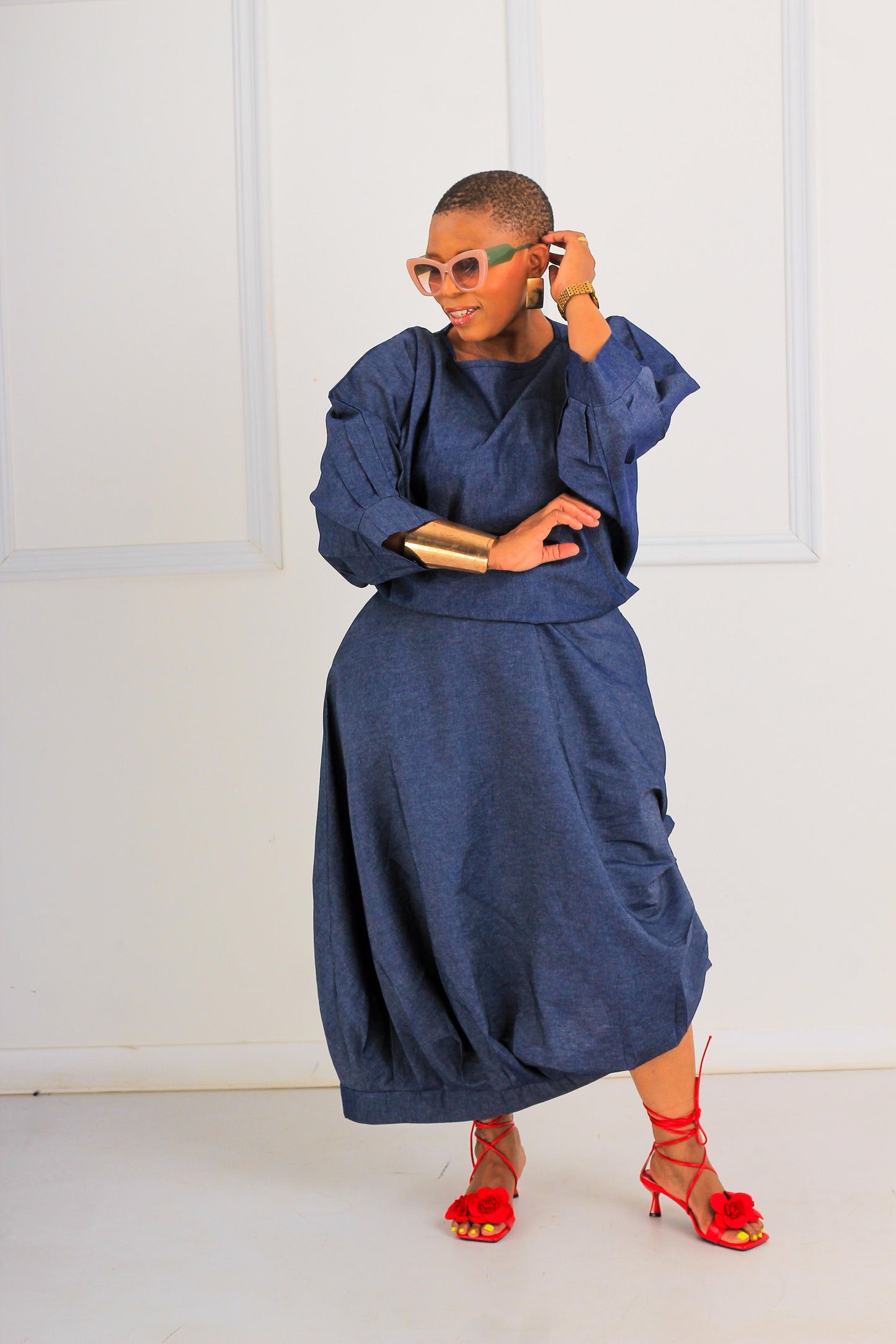 Denim affair set