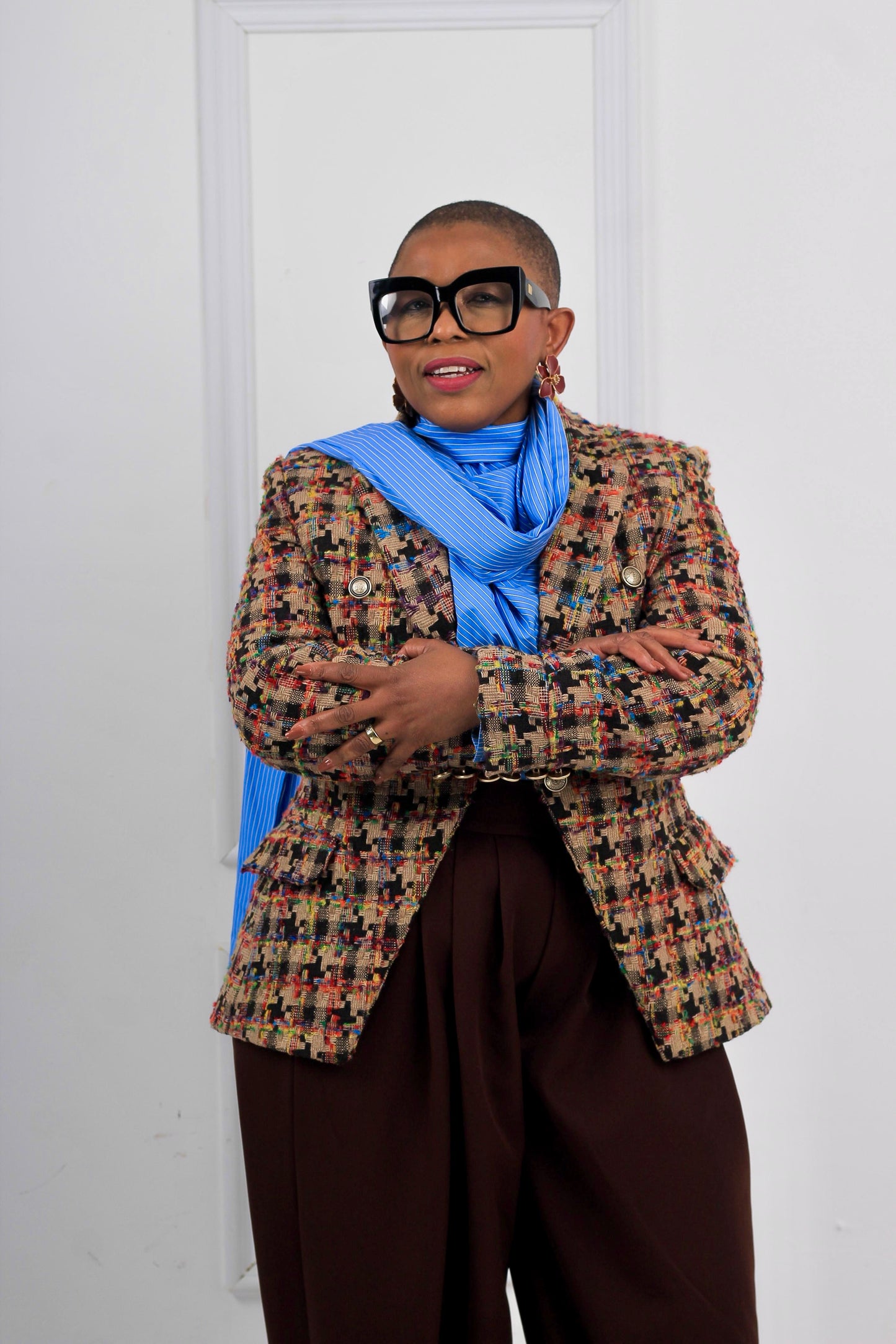Tweed blazer and pants